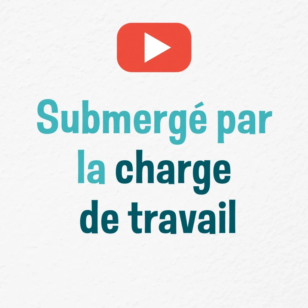 Une personne submergée par la charge de travail et les responsabilités